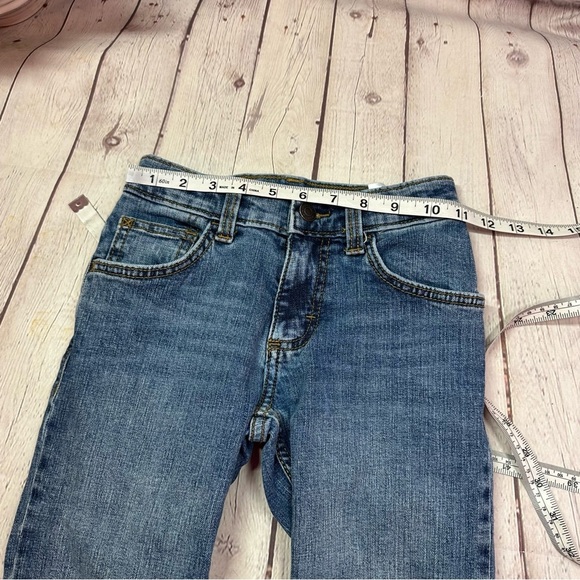 wrangler western denim classic boot jeans bootcut CARE307 boys sz 8 SLIM - Picture 6 of 8